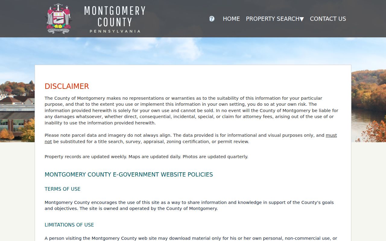 Upper Moreland Township residents directory property address search fields